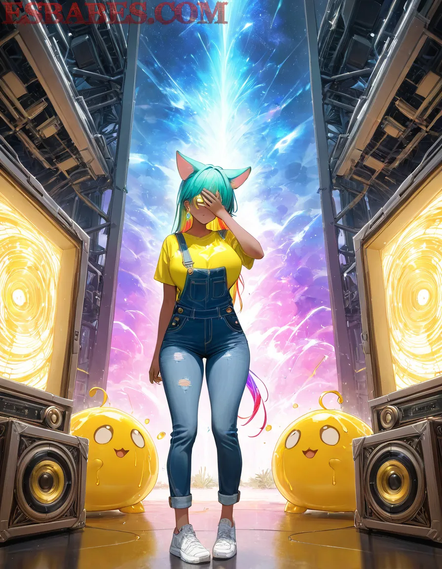 Arte ilustración increíble de Watch Anime Isekai Catgirl Eroge Senpai generado por IA