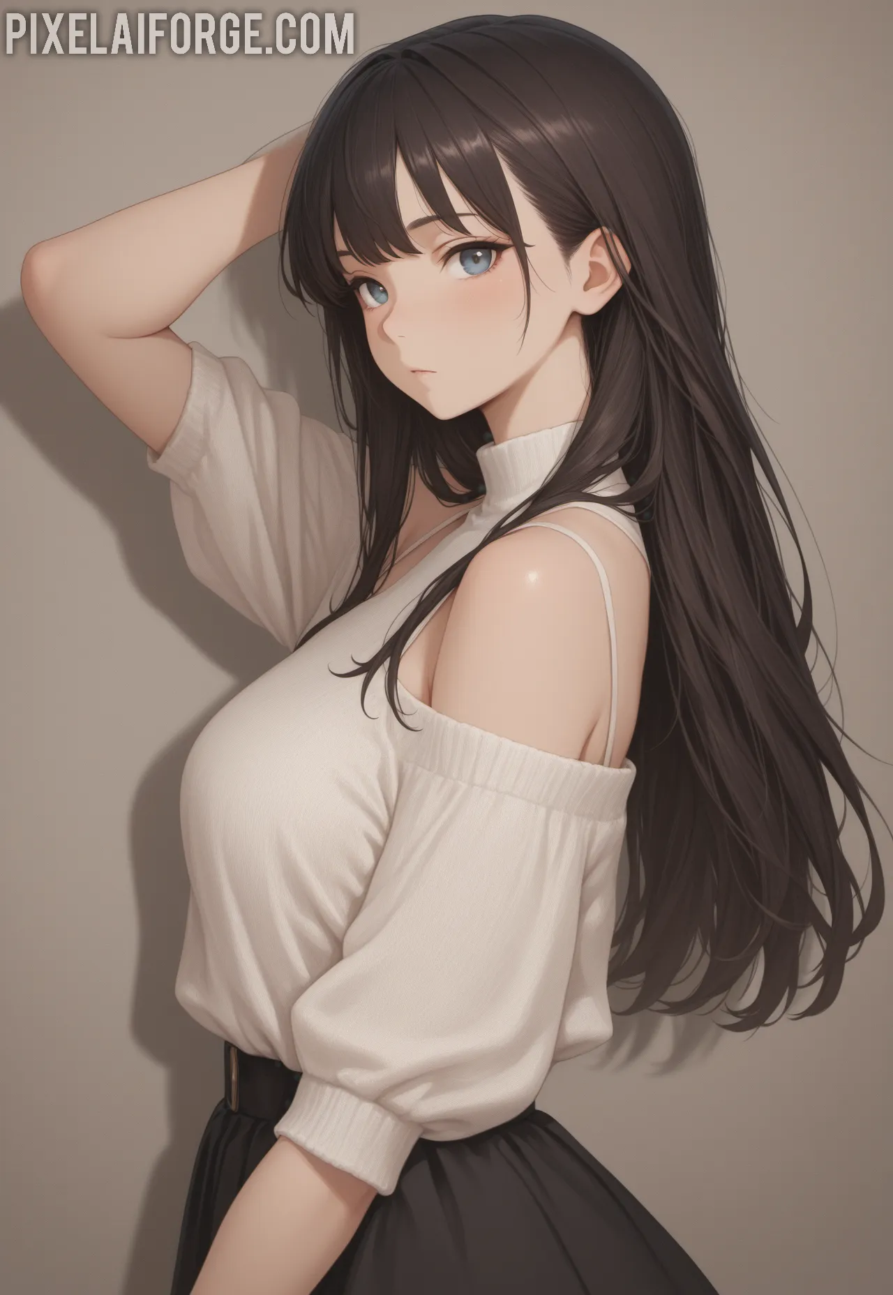 Arte ilustración increíble de Watch Anime Shonen Chainsaw Man Steins Gate Anime Merch generado por IA