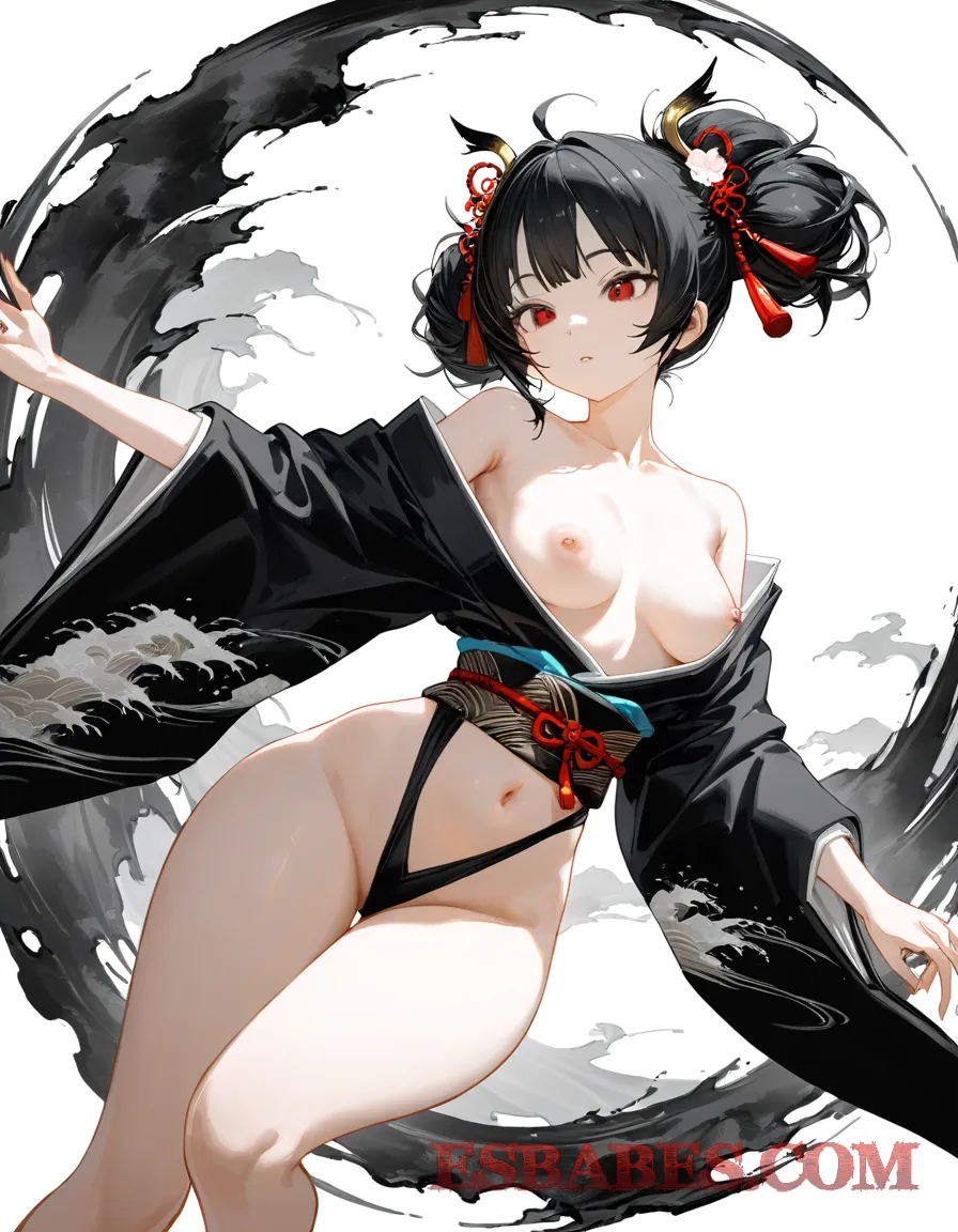 Arte ilustración increíble de Witch Hat Atelier Anime Opening Oshi No Ko Anime Merch Yuri generado por IA