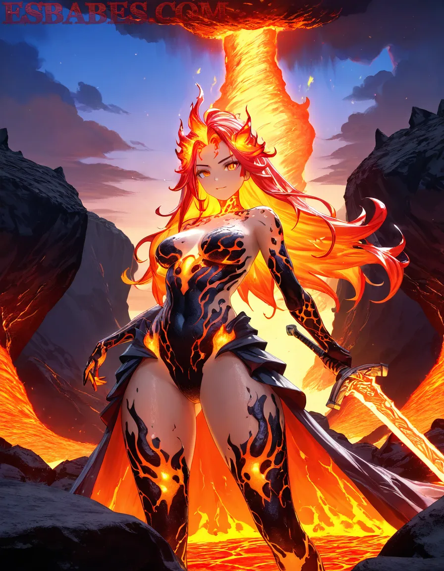 Arte ilustración increíble de Witch Hat Atelier Haikyuu Fan Service Shoujo Ai Maid generado por IA