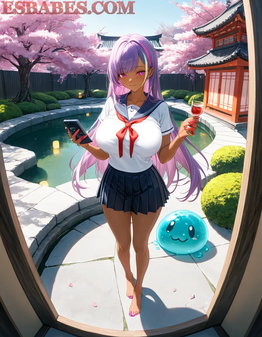 Arte ilustración increíble de Witch Hat Atelier My Hero Academia Gojo Satoru Tentacle Tsundere generado por IA