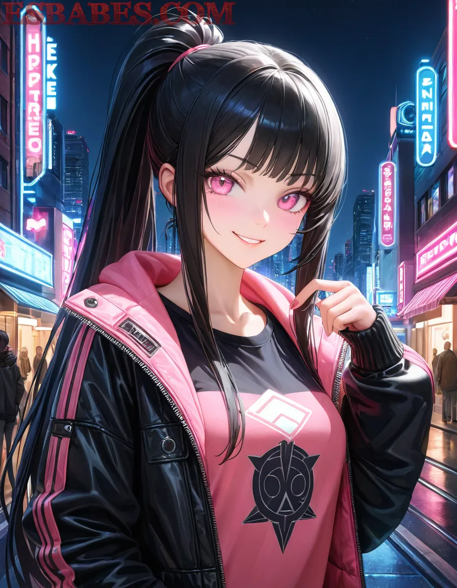 Arte ilustración increíble de Yoasobi Oshi No Ko Anime Music Anime Merch Maid generado por IA