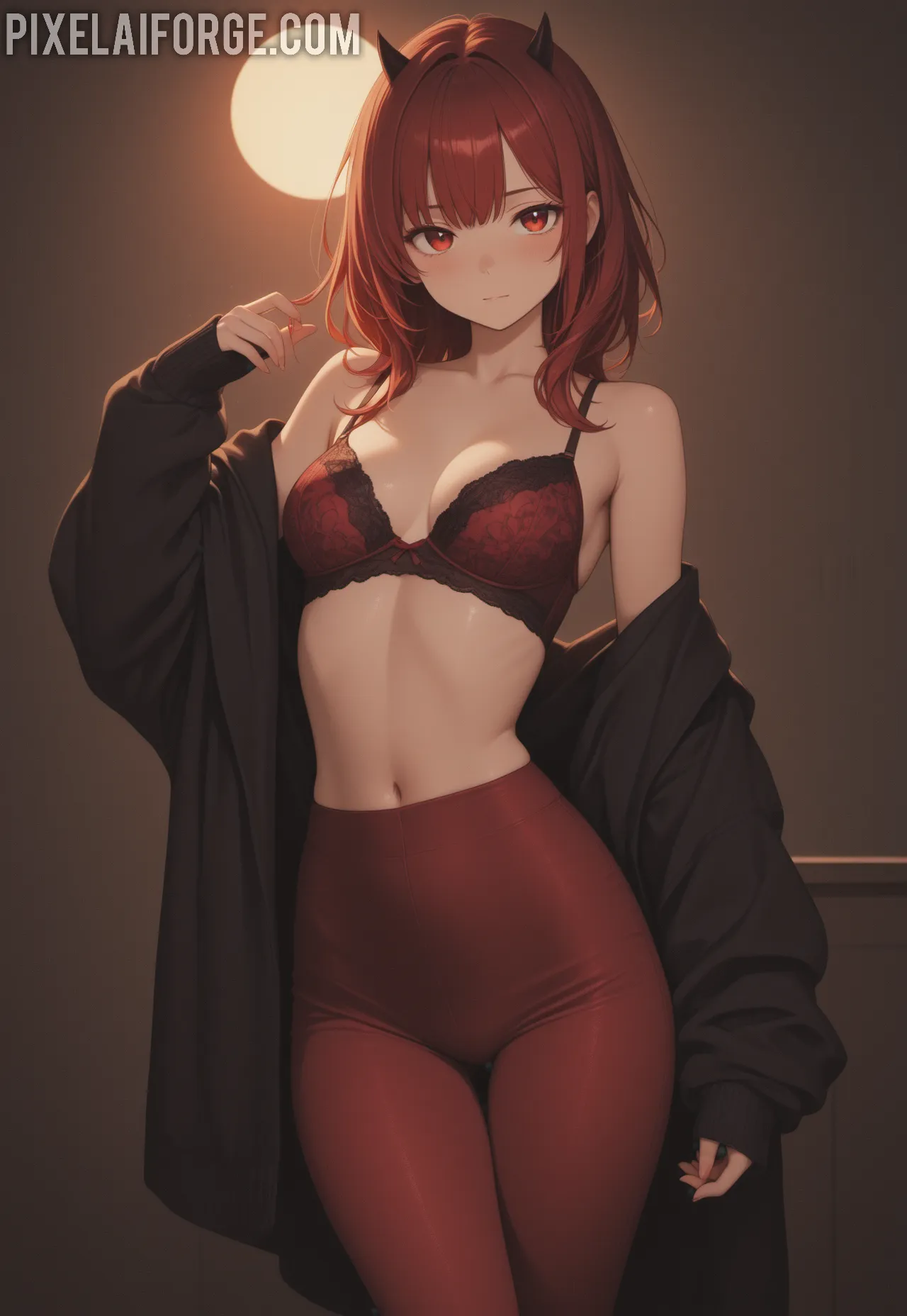 Arte ilustración increíble de Yoasobi Oshi No Ko Gojo Satoru Anime Merch Lolicon generado por IA