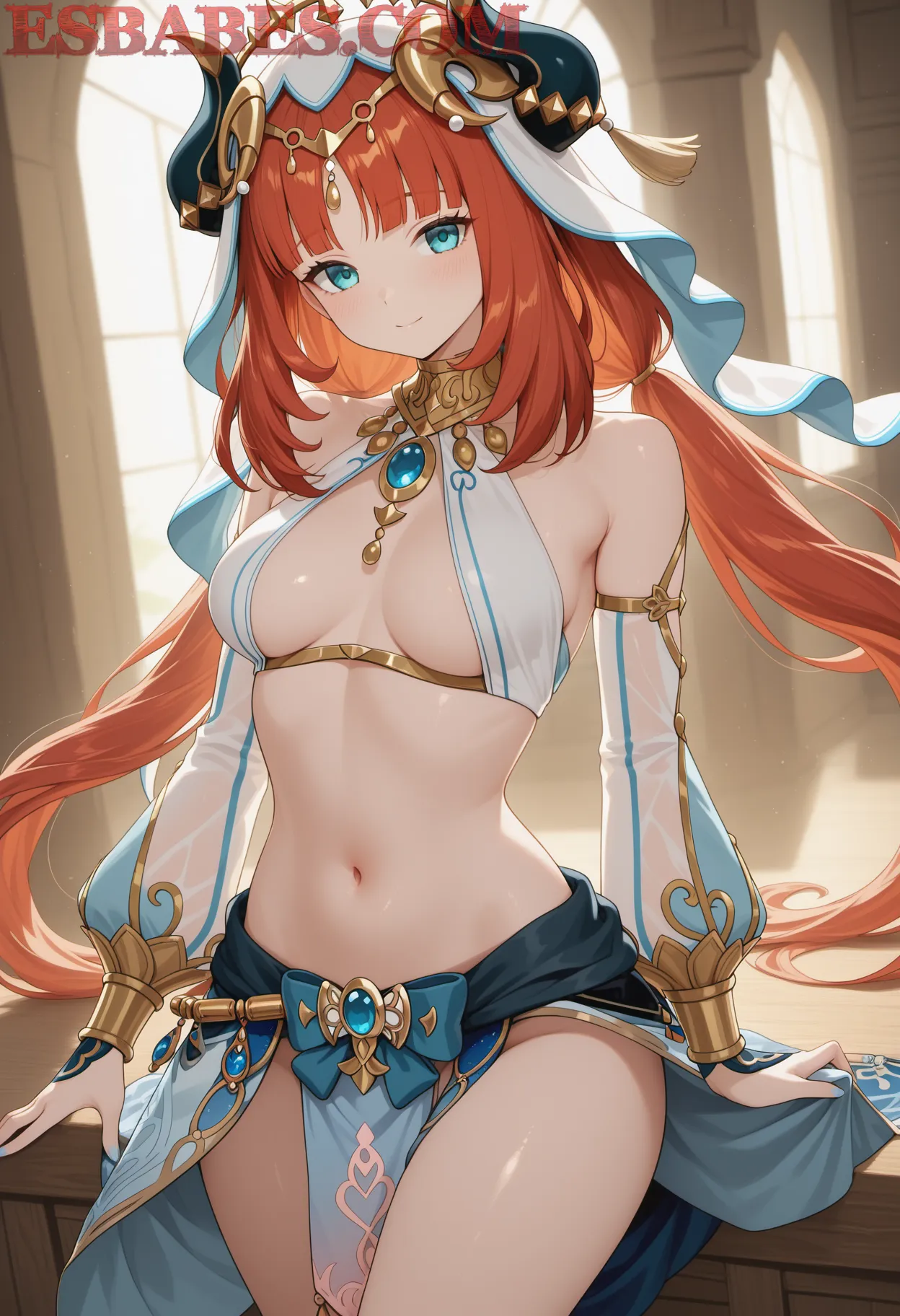 Arte ilustración increíble de Anime Blue Box Anime Music Harem Senpai generado por IA