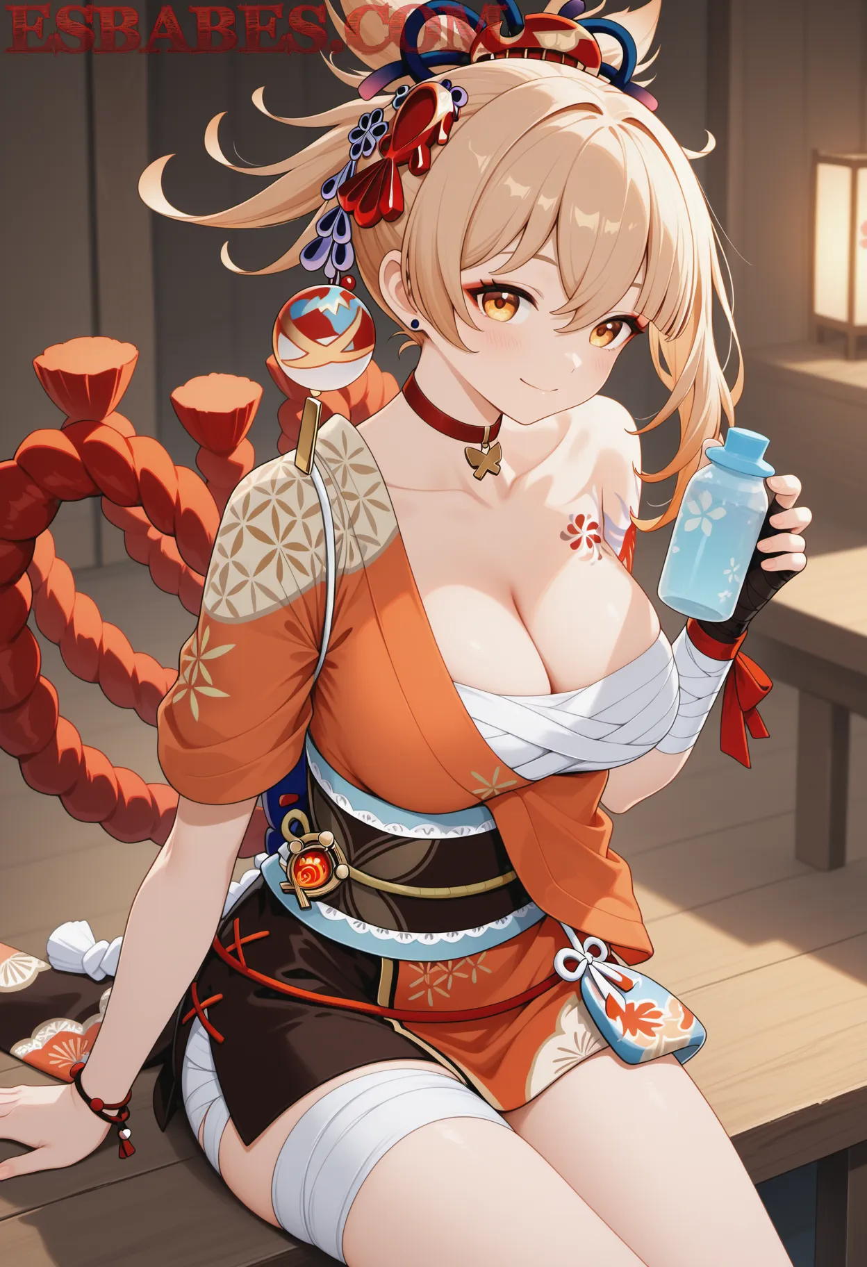 Arte ilustración increíble de Anime Edit Gojo Satoru Eren Yeager Anime Music Yuri generado por IA