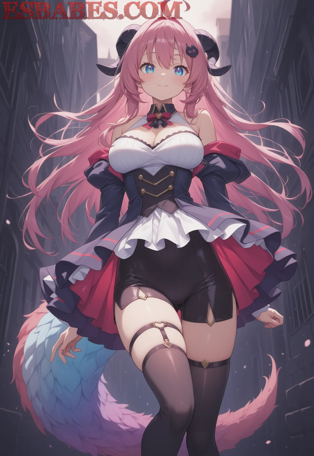 Arte ilustración increíble de Anime Games Anime Opening Steins Gate Bishounen Maid generado por IA