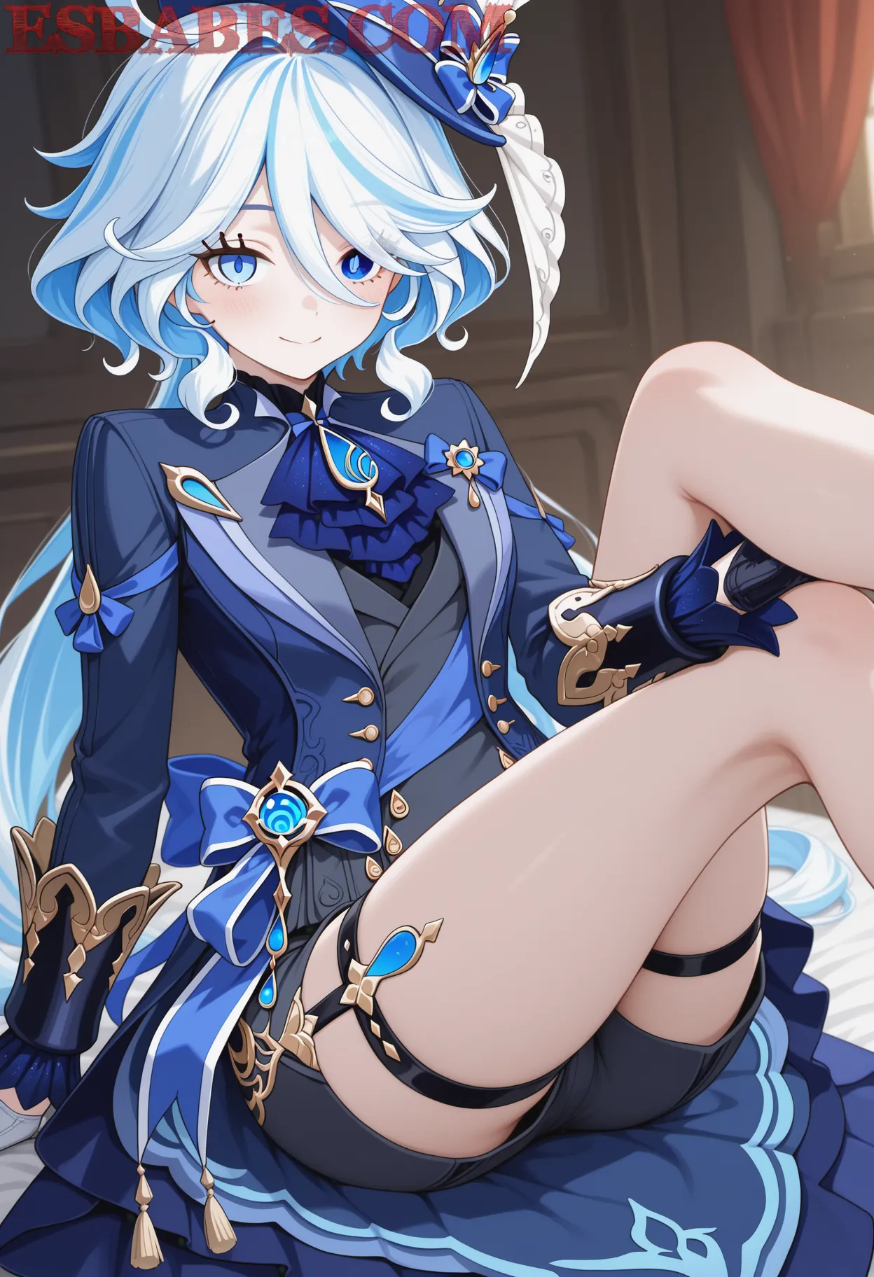 Arte ilustración increíble de Anime Games Eren Yeager Amv Doujinshi Tsundere generado por IA