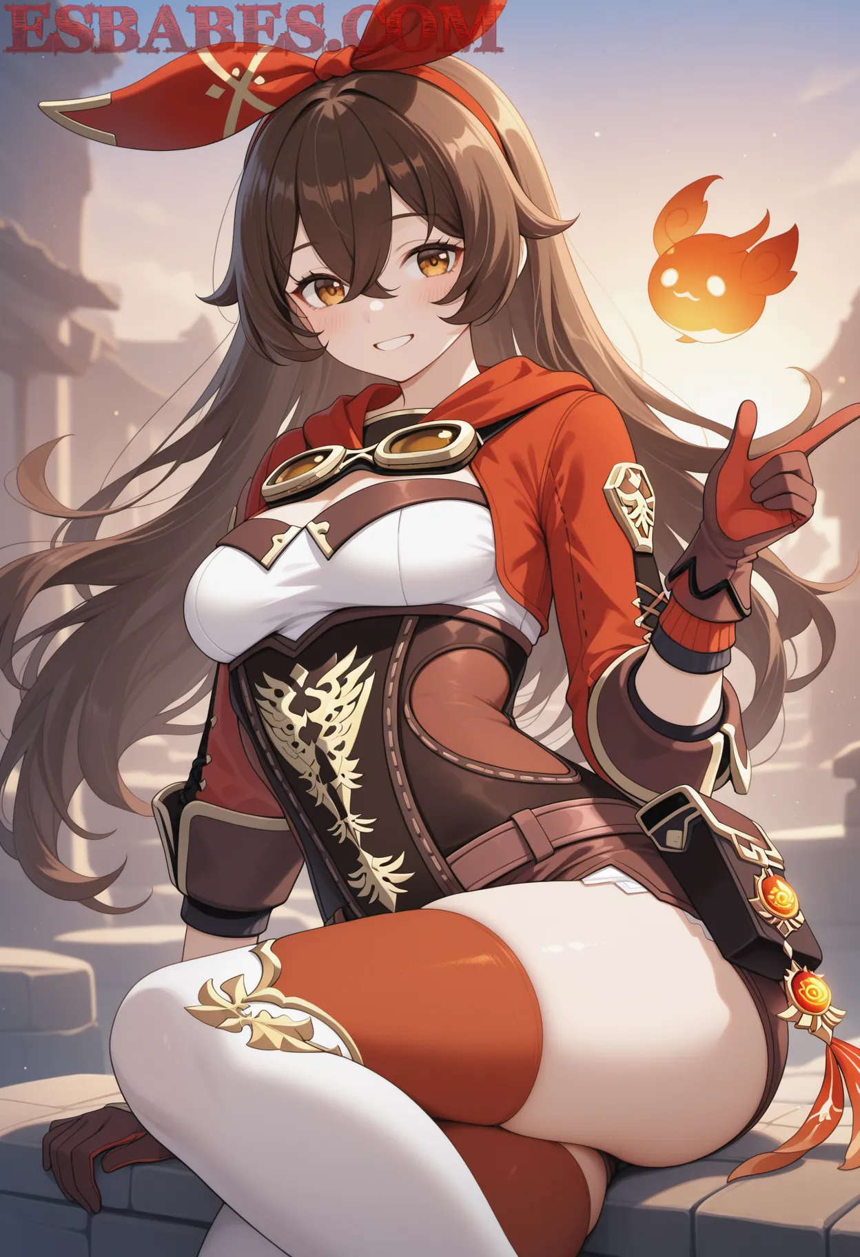 Arte ilustración increíble de Anime Girl Demon Slayer Anime Wallpaper Netorare Tsundere generado por IA