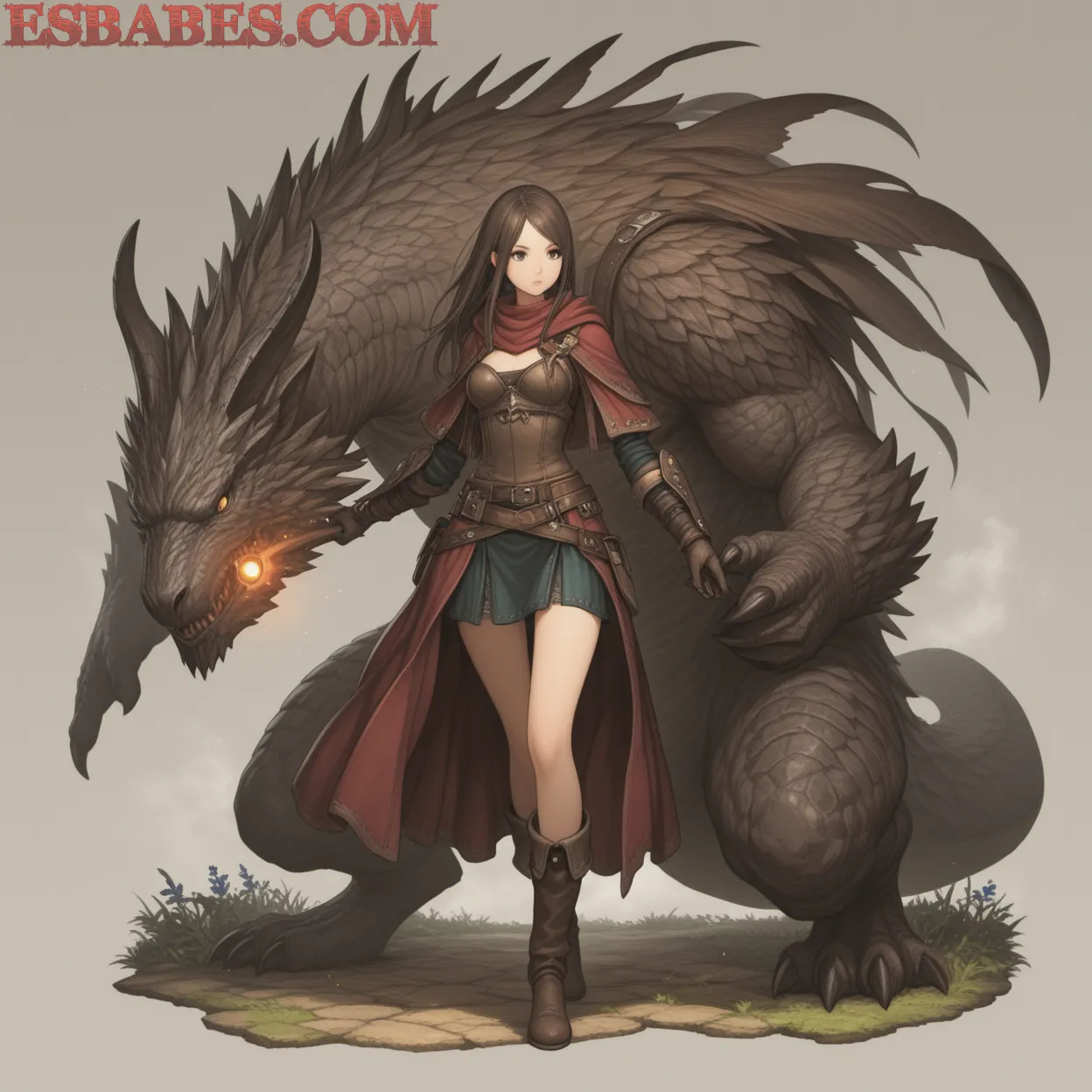 Arte ilustración increíble de Anime Girl Demon Slayer Crunchyroll Kemonomimi Shotacon generado por IA