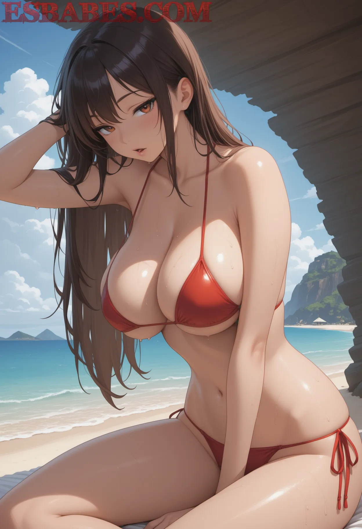 Arte ilustración increíble de Anime Girl Watch Anime Shojo New Anime Netorare generado por IA