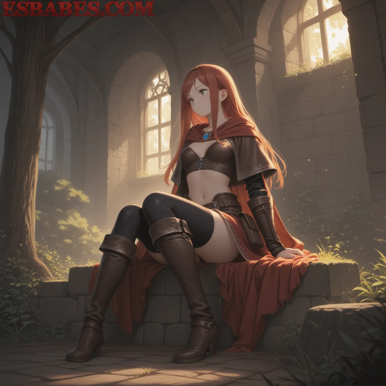 Arte ilustración increíble de Anime List Hidive Steins Gate Catgirl Shounen Ai generado por IA