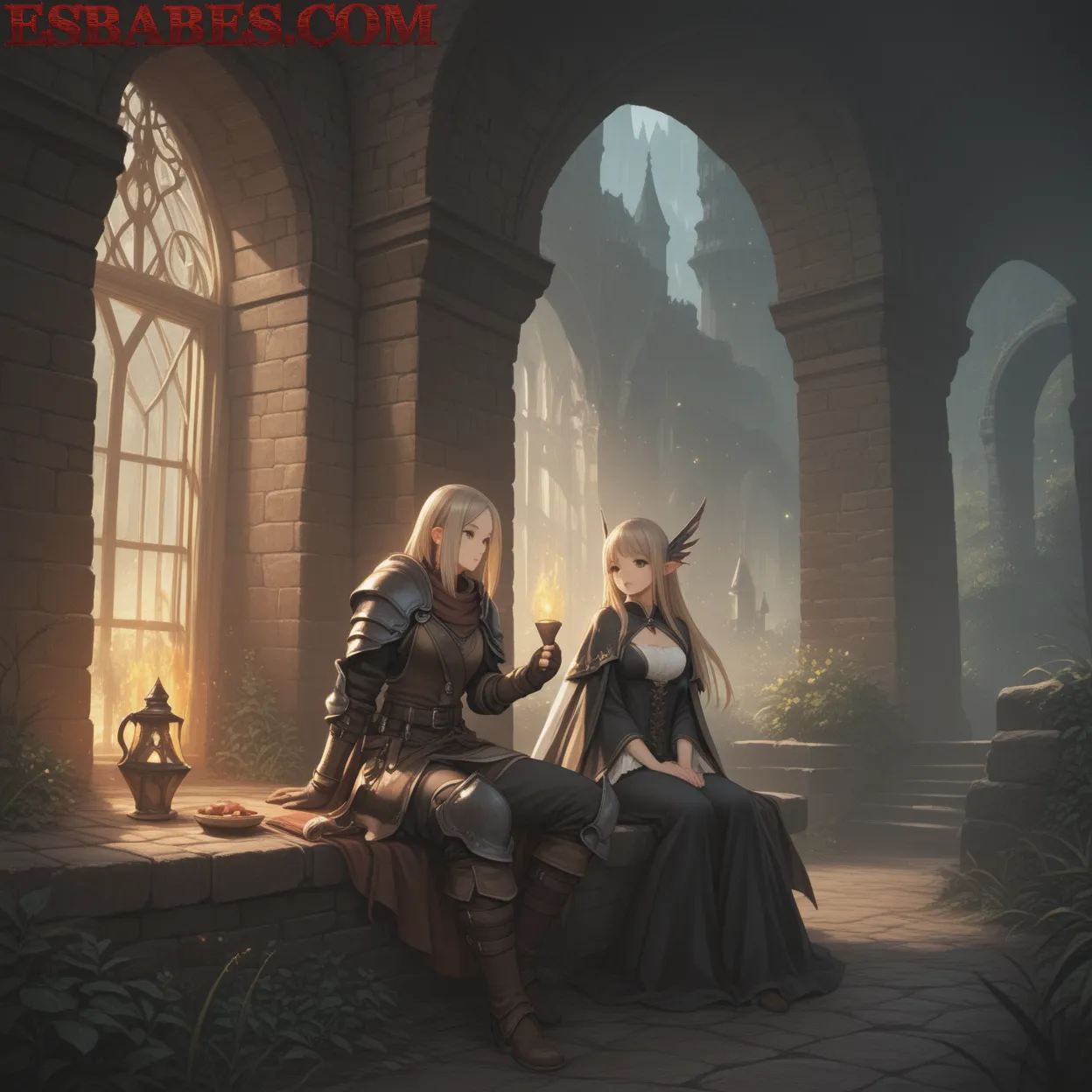 Arte ilustración increíble de Anime Merch Shoujo Ai Lolicon Yandere Senpai generado por IA