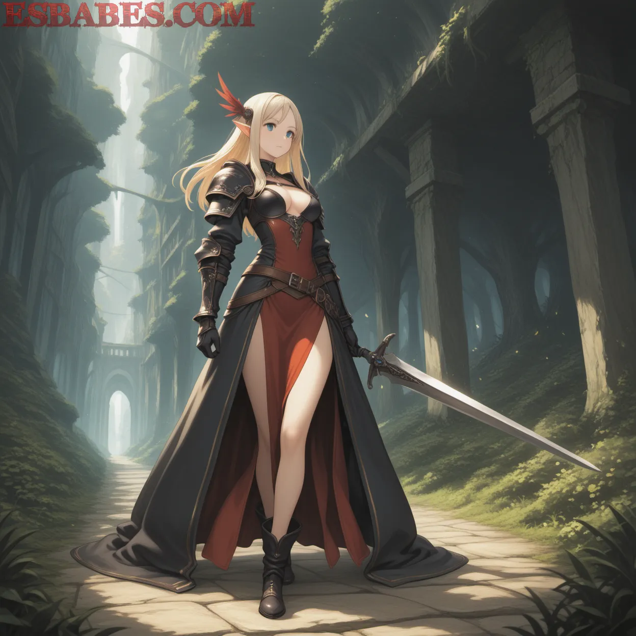 Arte ilustración increíble de Anime Movies Hunter X Hunter Anime Season Eren Yeager Fan Service generado por IA