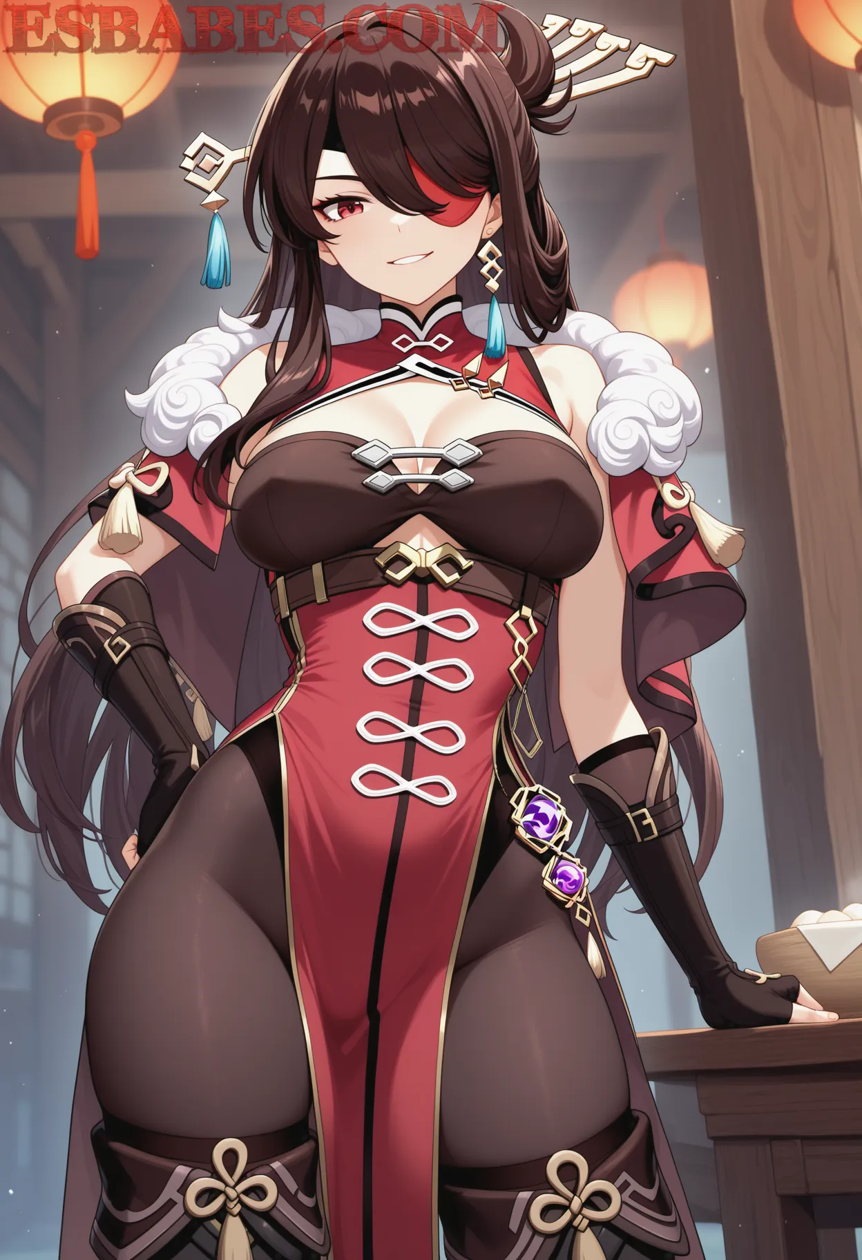 Arte ilustración increíble de Anime Online Gojo Satoru Catgirl Lolicon Tsundere generado por IA