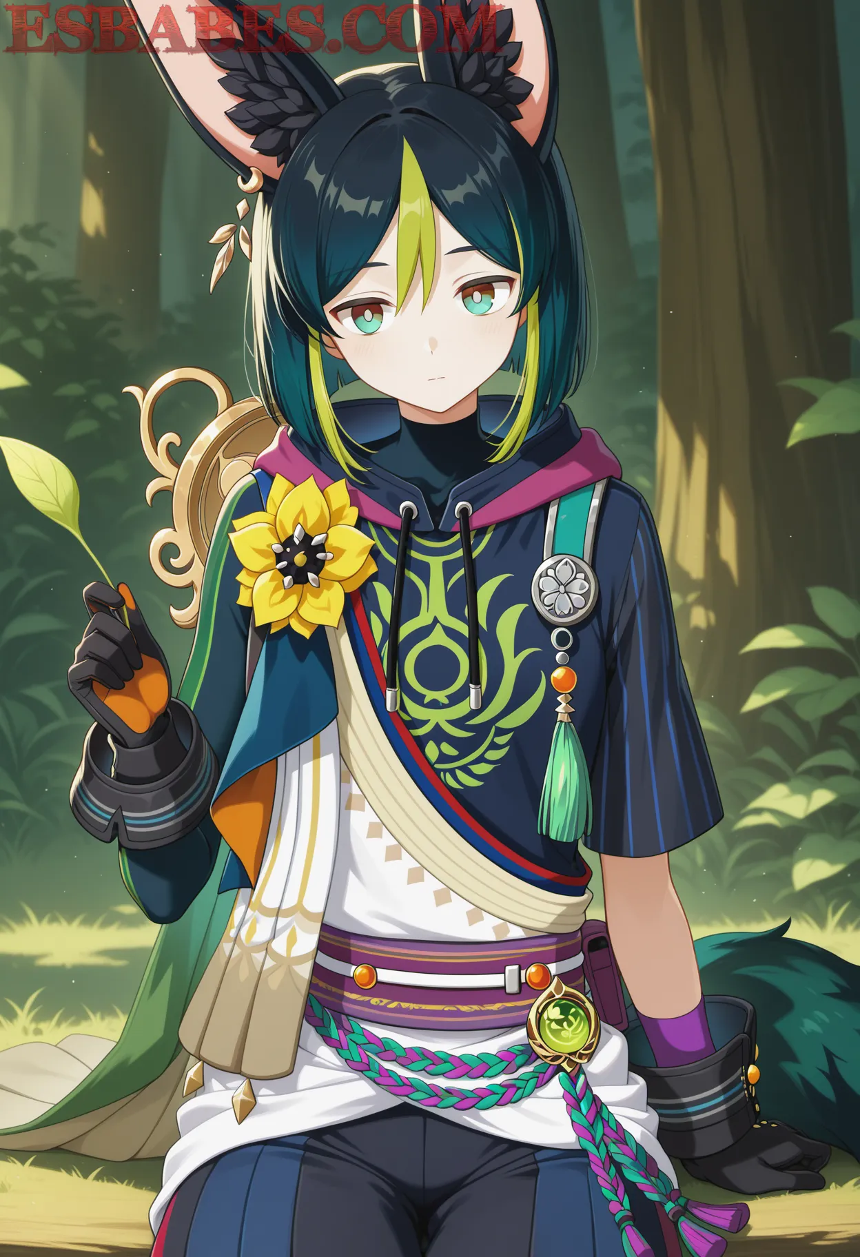 Arte ilustración increíble de Anime Season Shonen Anime Conventions Yuri Kemonomimi generado por IA