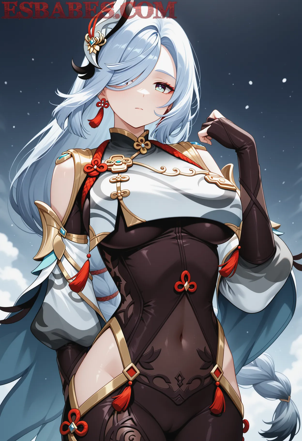 Arte ilustración increíble de Attack On Titan Tokyo Revengers Funimation Kemonomimi Yandere generado por IA