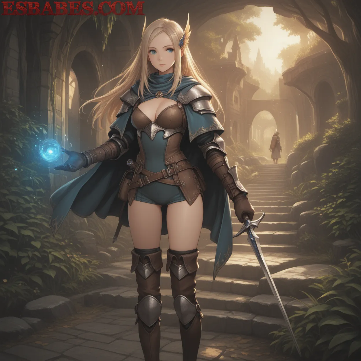 Arte ilustración increíble de Blue Box Anime Series Netorare Shoujo Ai Senpai generado por IA