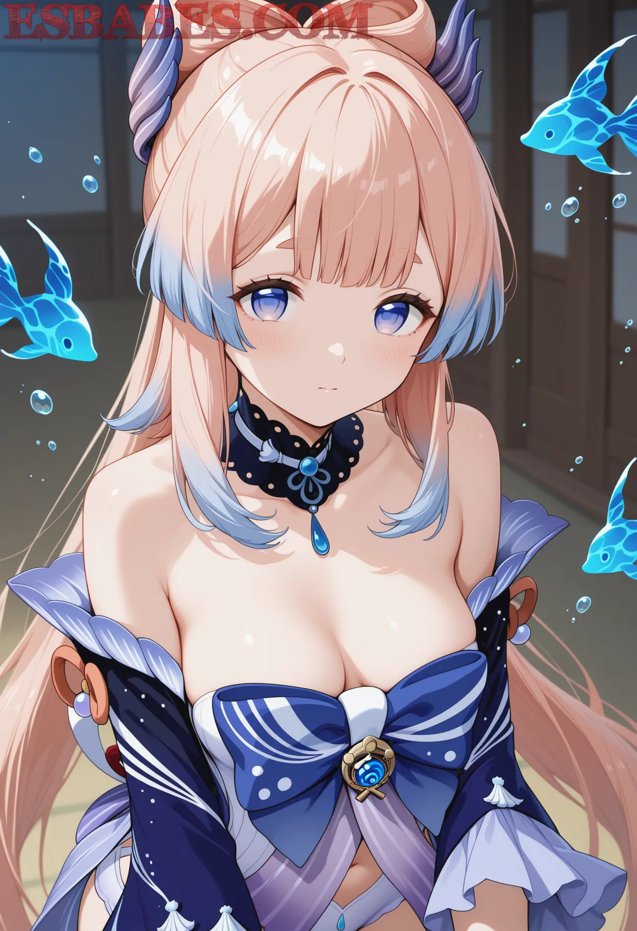 Arte ilustración increíble de Blue Box Isekai Vinland Saga Tsundere Senpai generado por IA