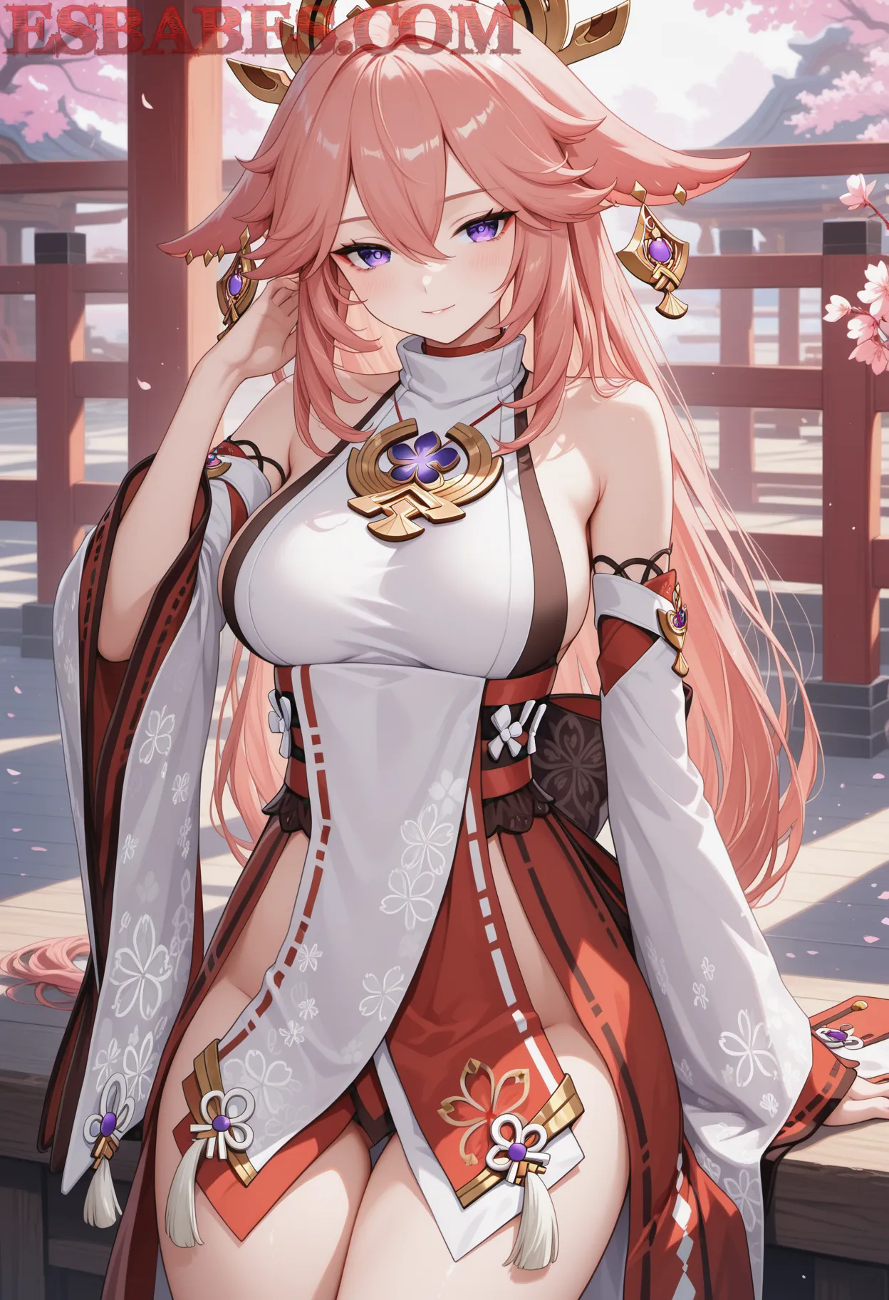 Arte ilustración increíble de Cosplay Anime Edit Anime Music Kawaii Ecchi generado por IA