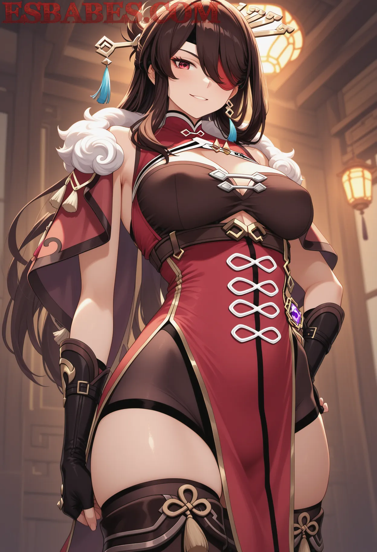 Arte ilustración increíble de Cosplay Samurai Champloo Bishounen Shounen Ai Doujinshi generado por IA