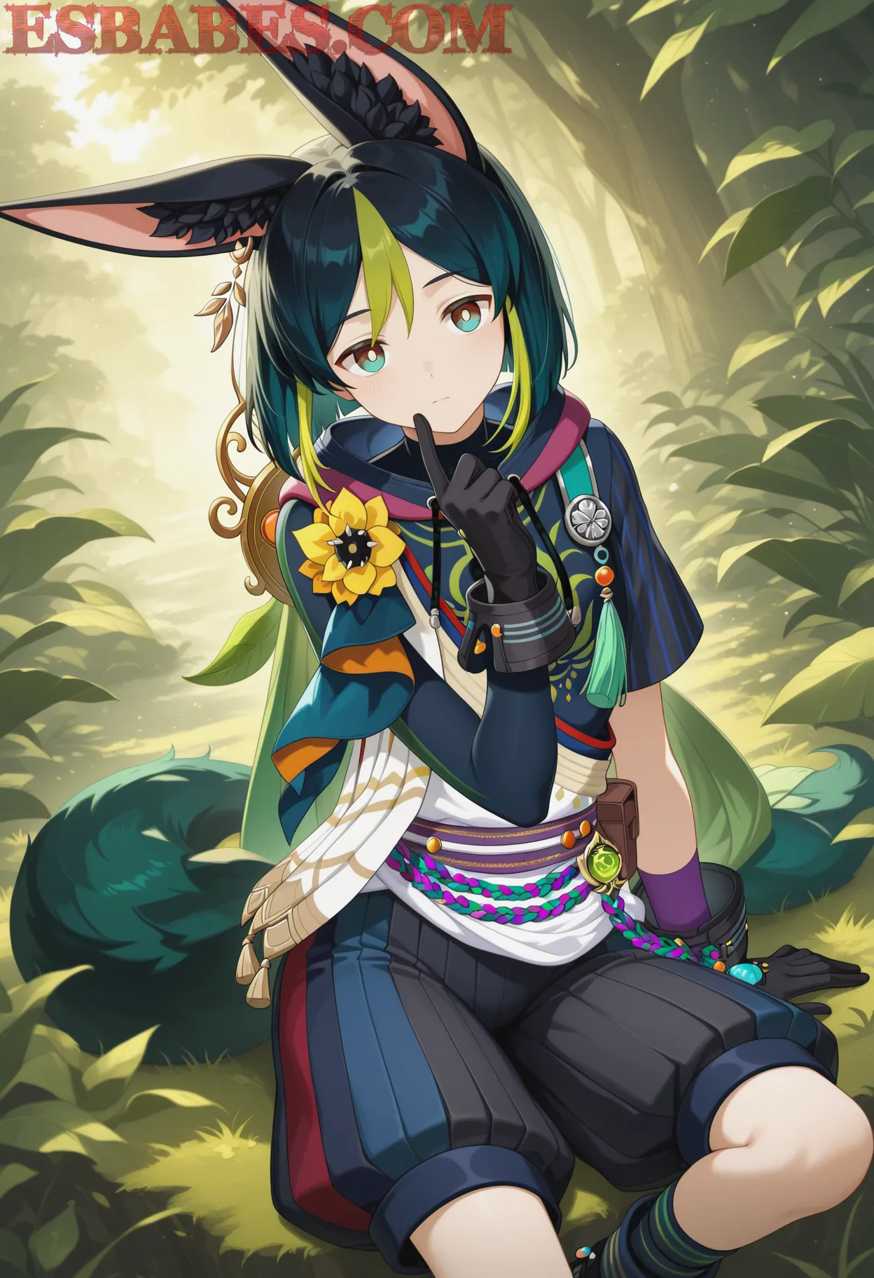 Arte ilustración increíble de Cosplay Samurai Champloo Shonen Anime Music Shounen Ai generado por IA