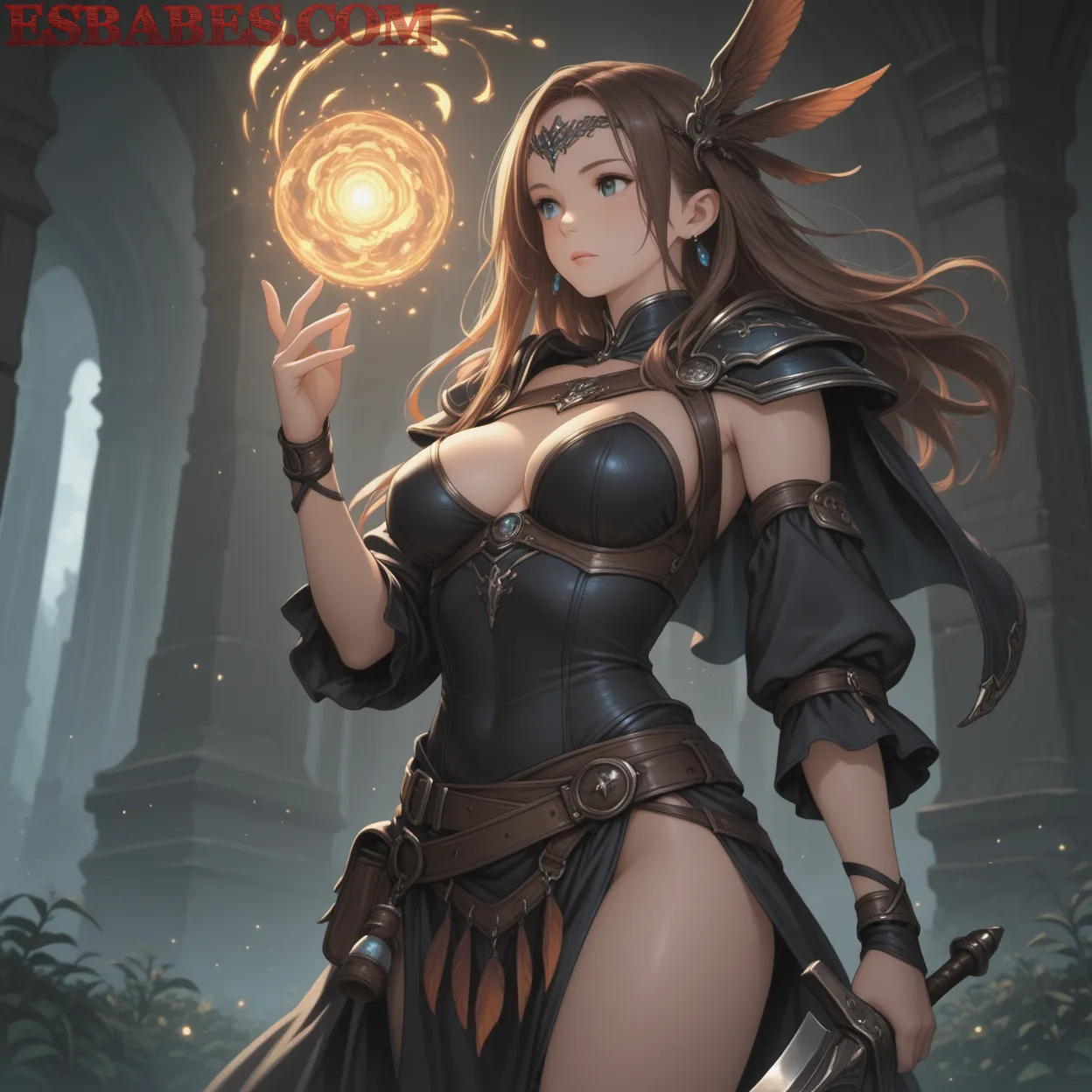 Arte ilustración increíble de Cowboy Bebop New Anime Top Anime Harem Maid generado por IA