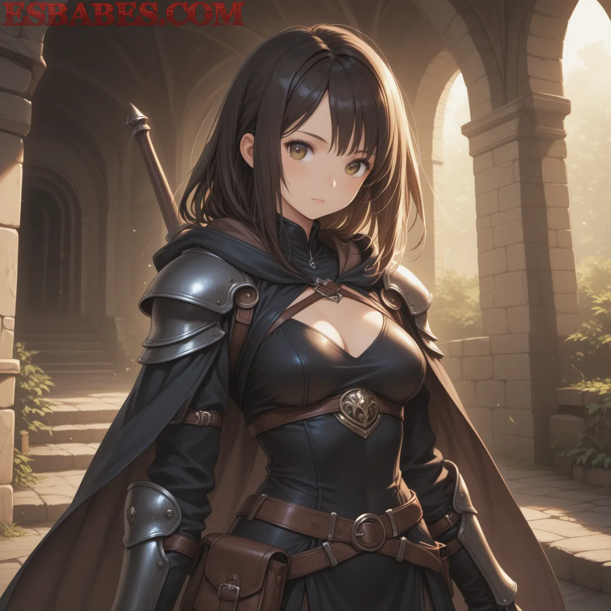 Arte ilustración increíble de Cowboy Bebop Shonen New Anime Bishoujo Maid generado por IA