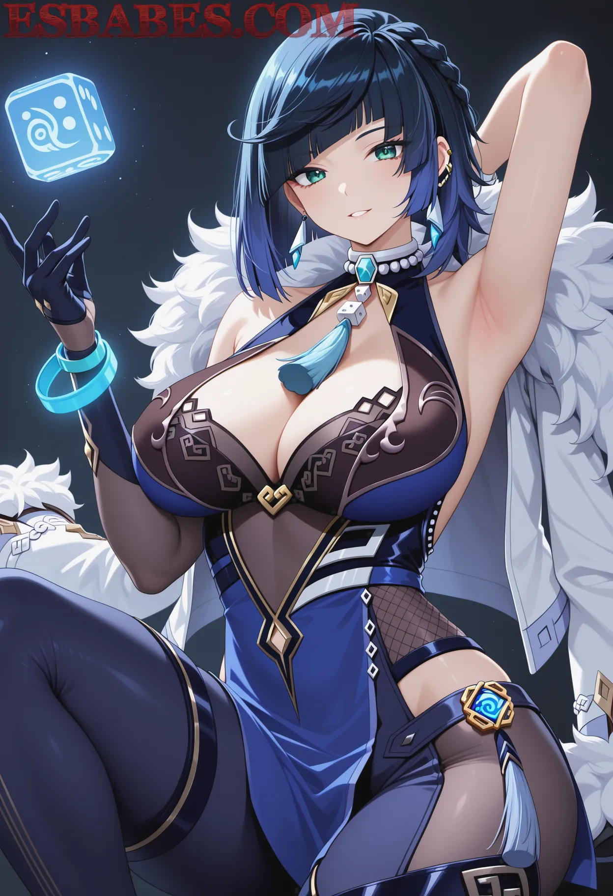 Arte ilustración increíble de Dandadan Anime Edit Yoasobi Eroge Lolicon generado por IA