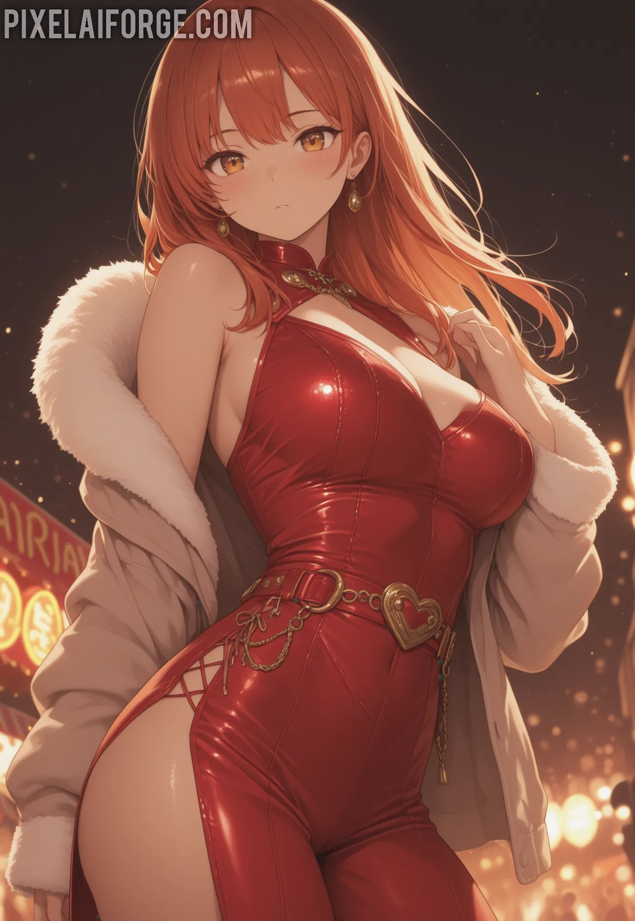 Arte ilustración increíble de Dandadan Free Anime My Hero Academia Shojo Senpai generado por IA