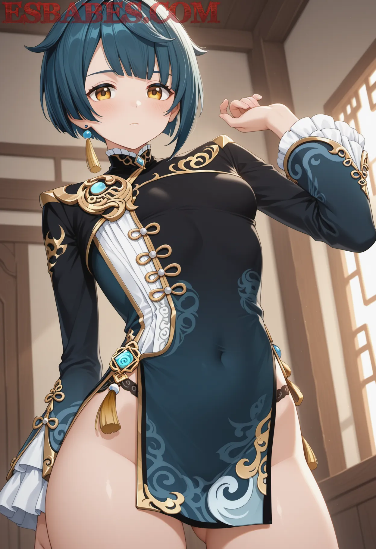 Arte ilustración increíble de Dandadan Isekai Anime Trailer Eren Yeager Netorare generado por IA