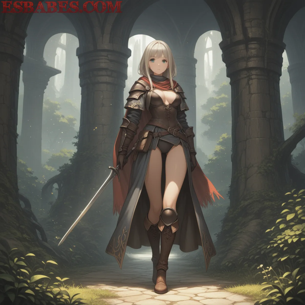 Arte ilustración increíble de Free Anime Anime Movies Manga Anime Dubbed Kemonomimi generado por IA