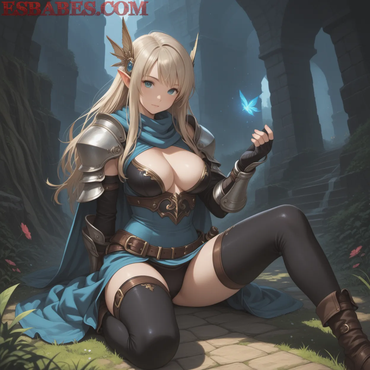 Arte ilustración increíble de Free Anime Hentai Anime Dubbed New Anime Eren Yeager generado por IA