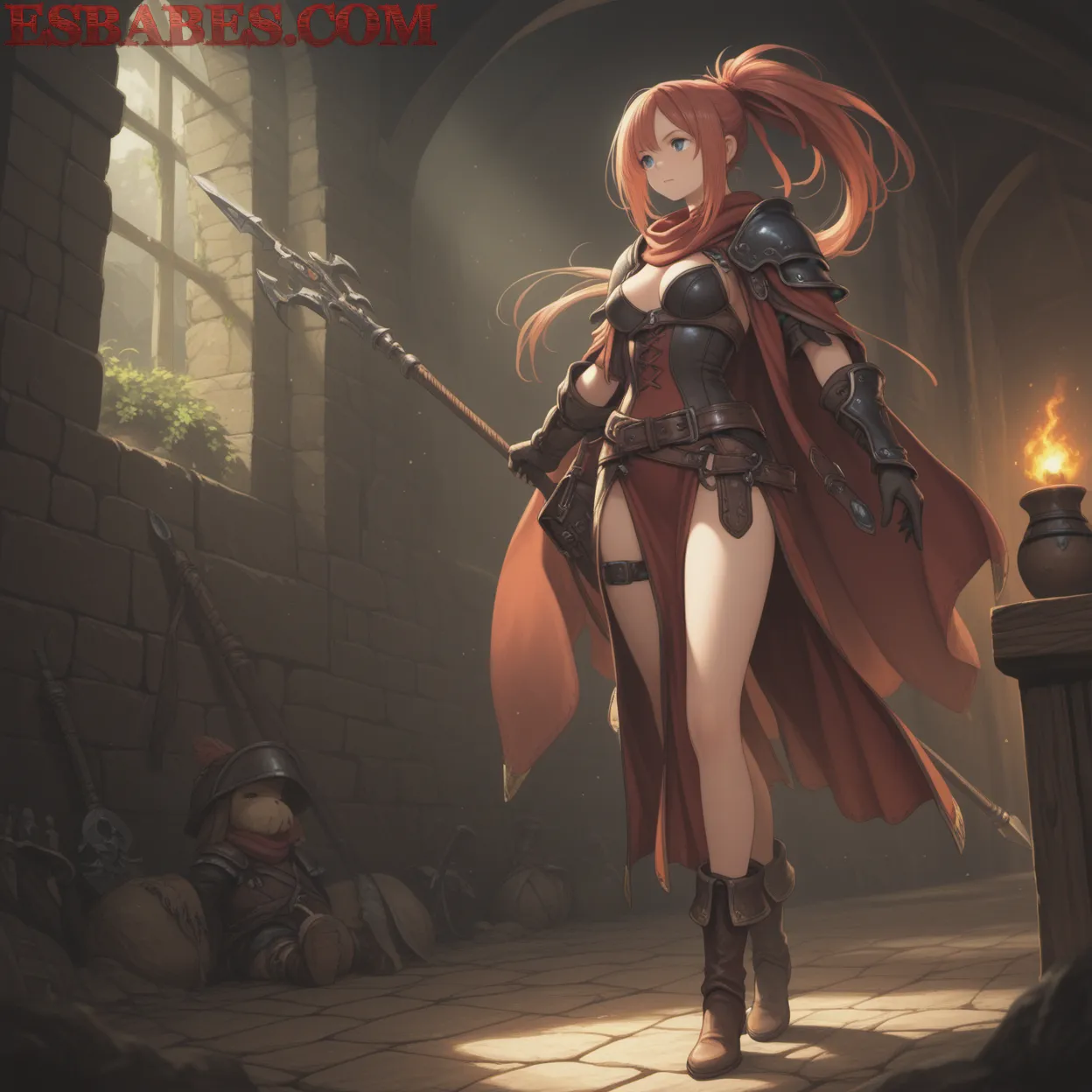 Arte ilustración increíble de Frieren Fan Service Tentacle Doujinshi Senpai generado por IA