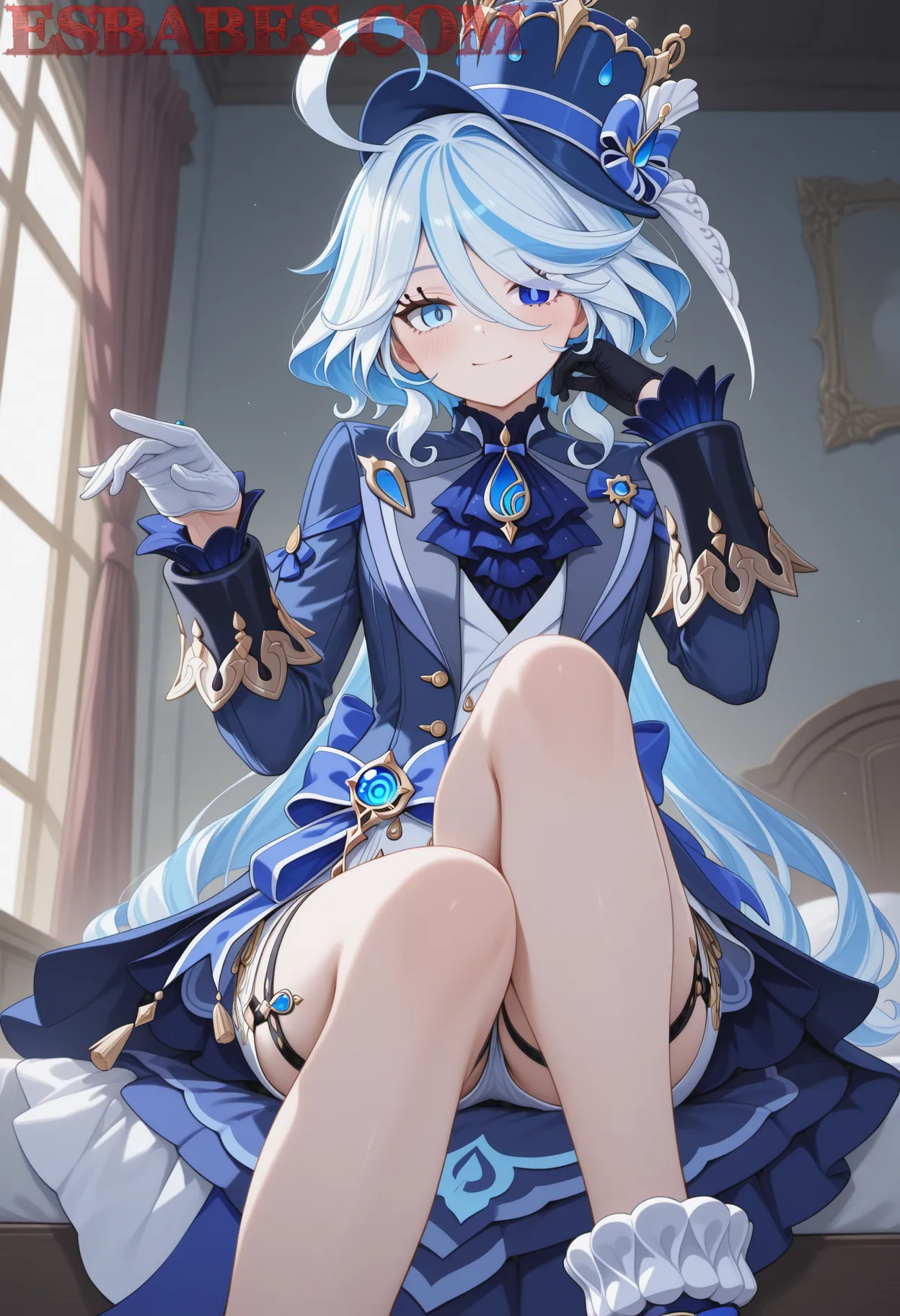 Arte ilustración increíble de Frieren Isekai Anime Reviews Funimation Fan Service generado por IA