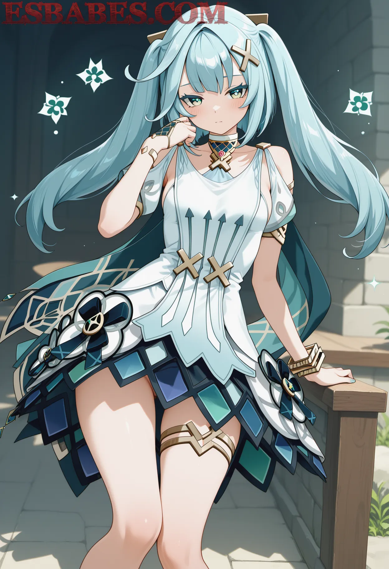 Arte ilustración increíble de Hentai My Hero Academia Oshi No Ko Steins Gate Maid generado por IA