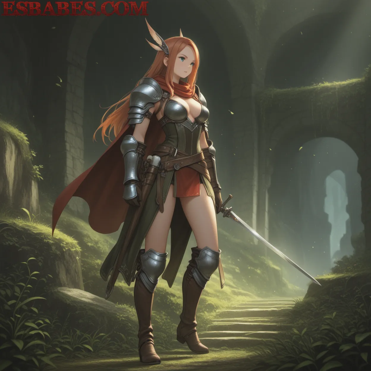 Arte ilustración increíble de Hentai Seinen Kemonomimi Harem Moe generado por IA