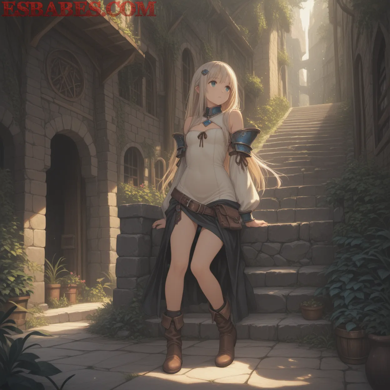 Arte ilustración increíble de Hidive Seinen Steins Gate Vinland Saga Senpai generado por IA