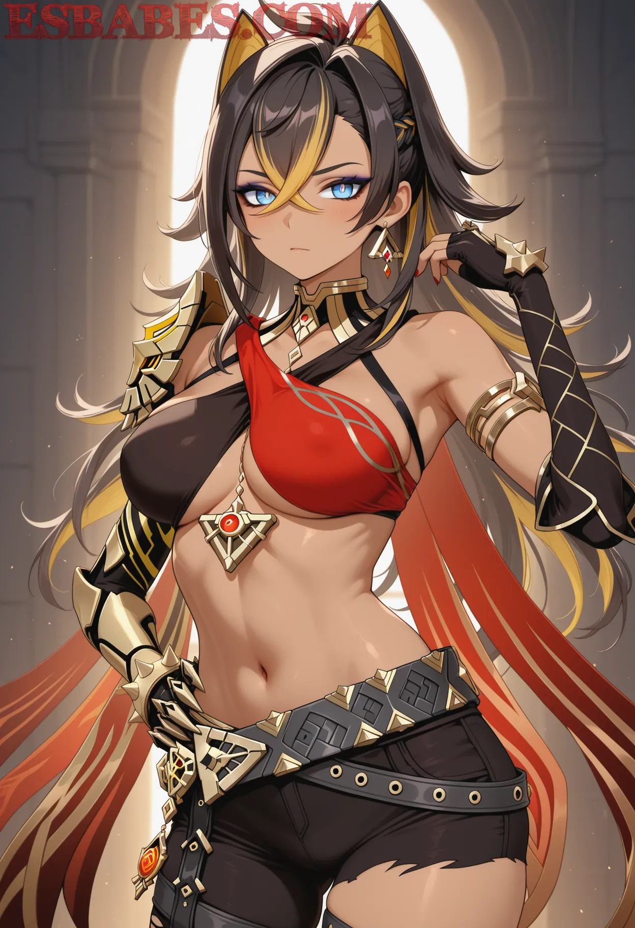 Arte ilustración increíble de Jujutsu Kaisen Anime Games Cosplay Netflix Anime Isekai generado por IA