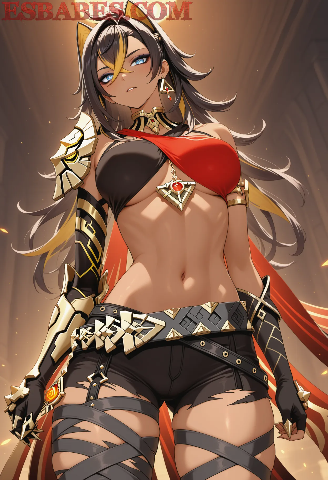 Arte ilustración increíble de Jujutsu Kaisen Anime Girl Best Anime Yoasobi Oshi No Ko generado por IA