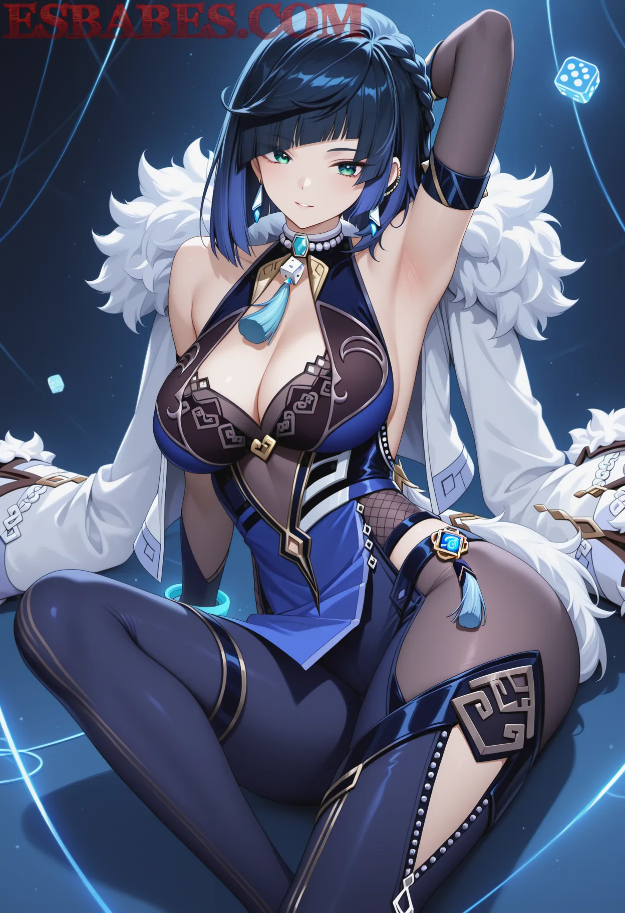 Arte ilustración increíble de Jujutsu Kaisen Anime Online Hidive Anime Reviews Tentacle generado por IA