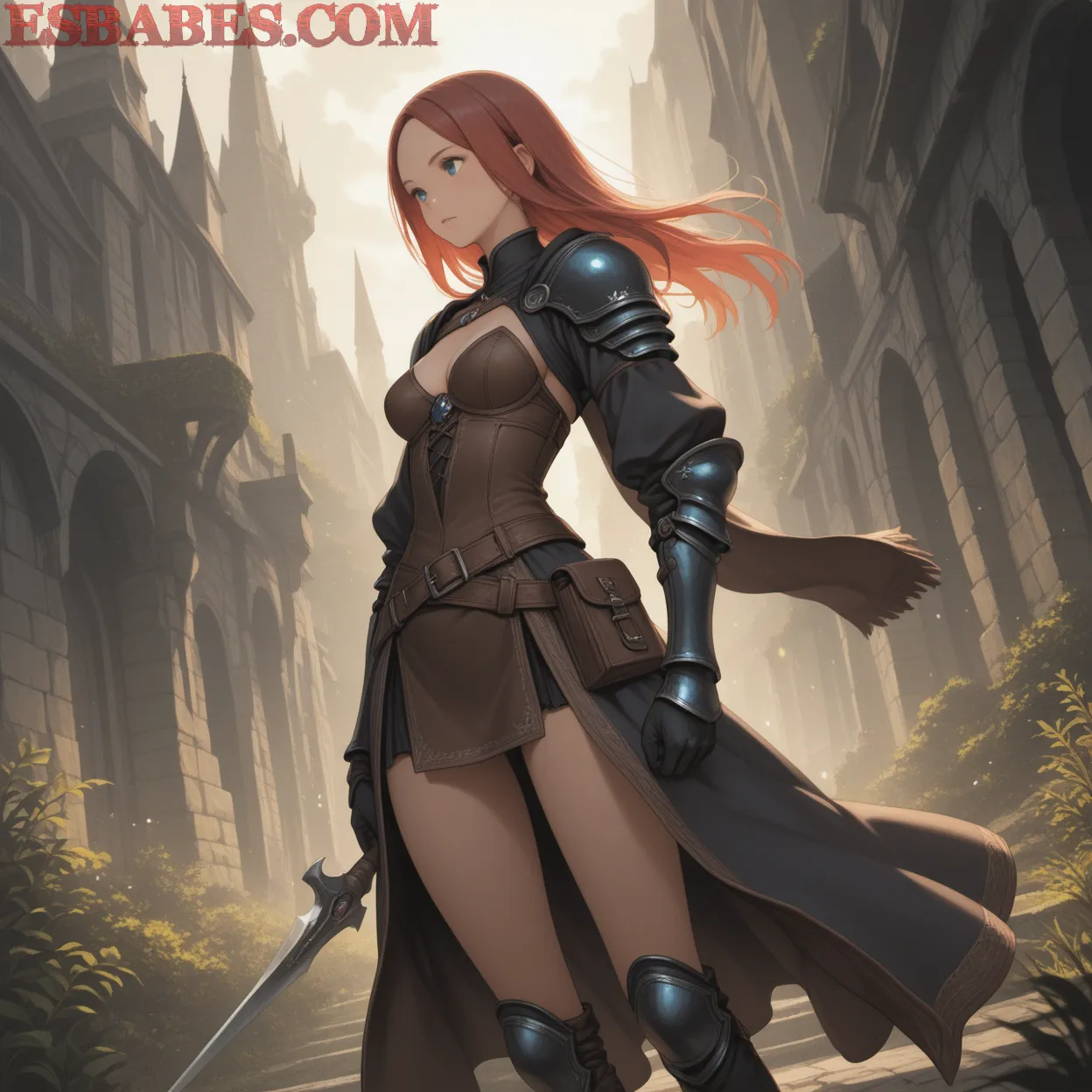 Arte ilustración increíble de Jujutsu Kaisen Dandadan Anime Series Eren Yeager Moe generado por IA