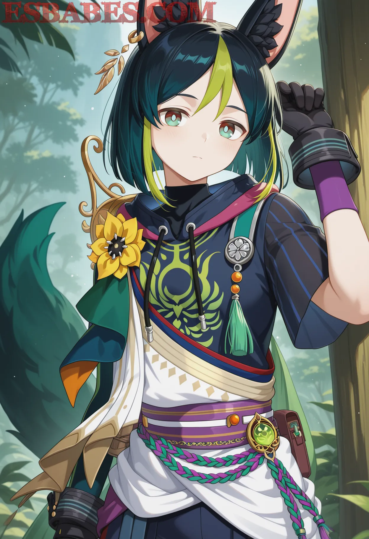 Arte ilustración increíble de Kaiju No 8 Anime Edit Oshi No Ko Chainsaw Man Anime Merch generado por IA