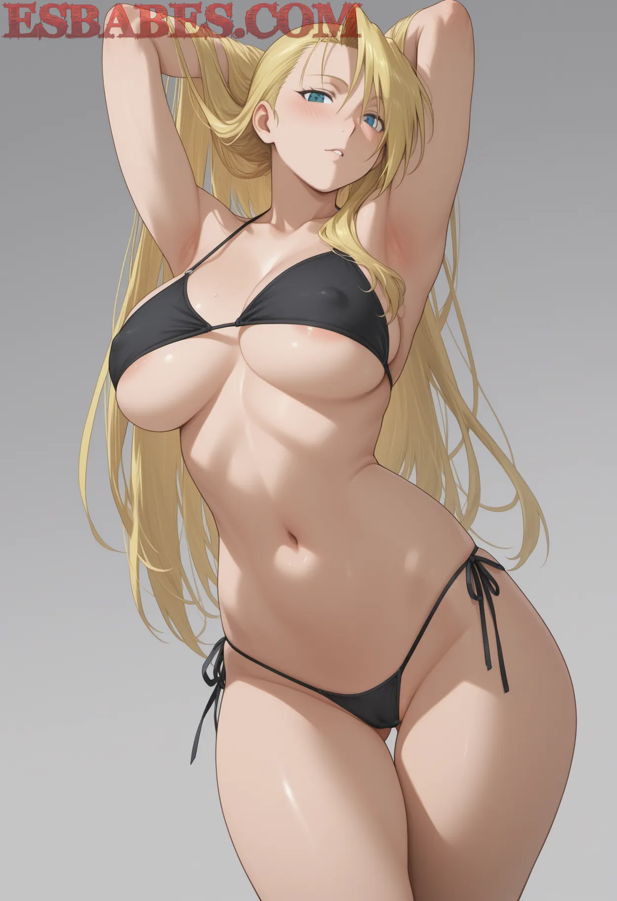 Arte ilustración increíble de Kaiju No 8 Anime Girl Frieren Yuri Maid generado por IA