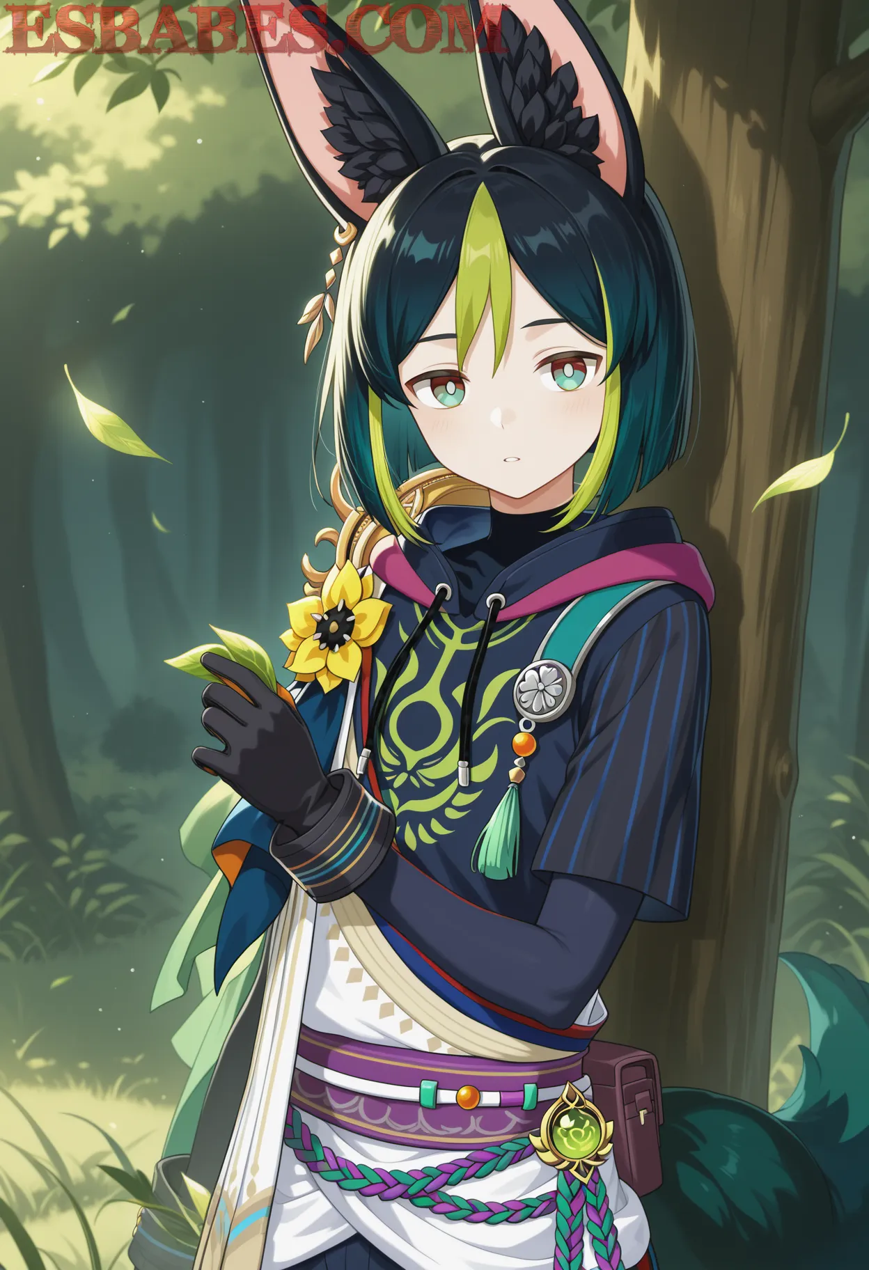 Arte ilustración increíble de Kaiju No 8 Crunchyroll Chainsaw Man Anime Merch Harem generado por IA