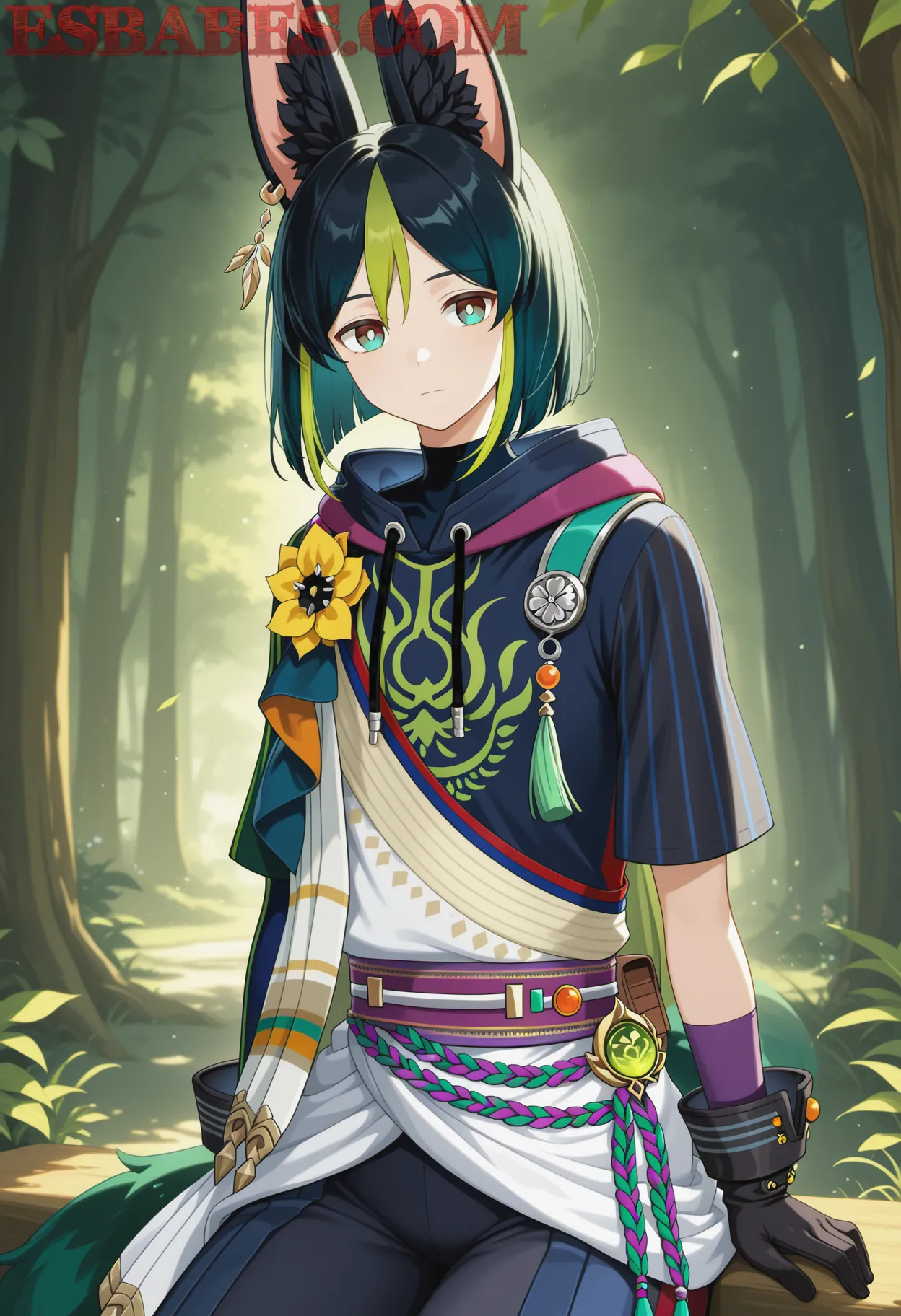 Arte ilustración increíble de Lazarus Isekai Yaoi Shoujo Ai Maid generado por IA