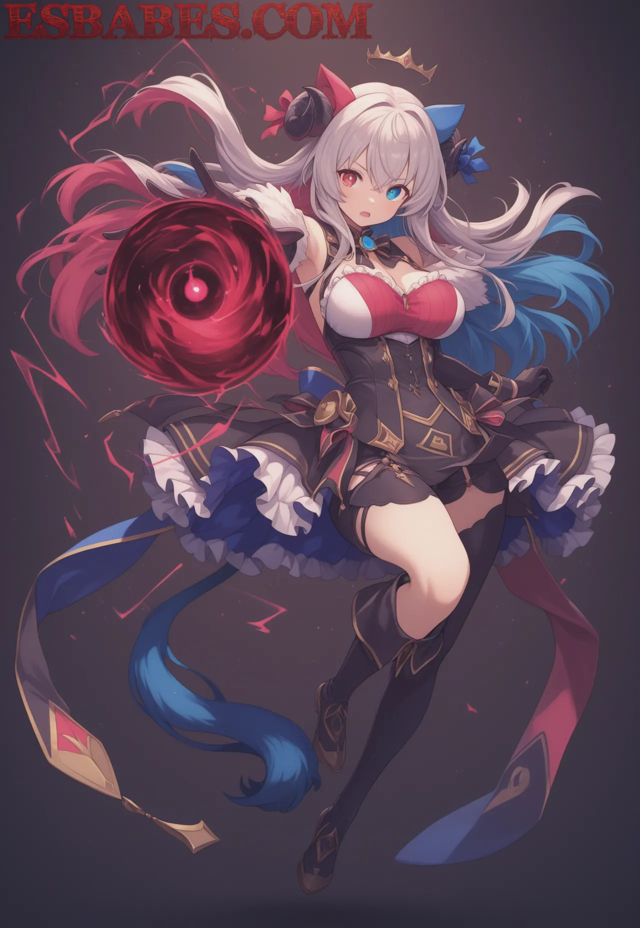 Arte ilustración increíble de Luffy Vinland Saga Bishoujo Catgirl Tsundere generado por IA