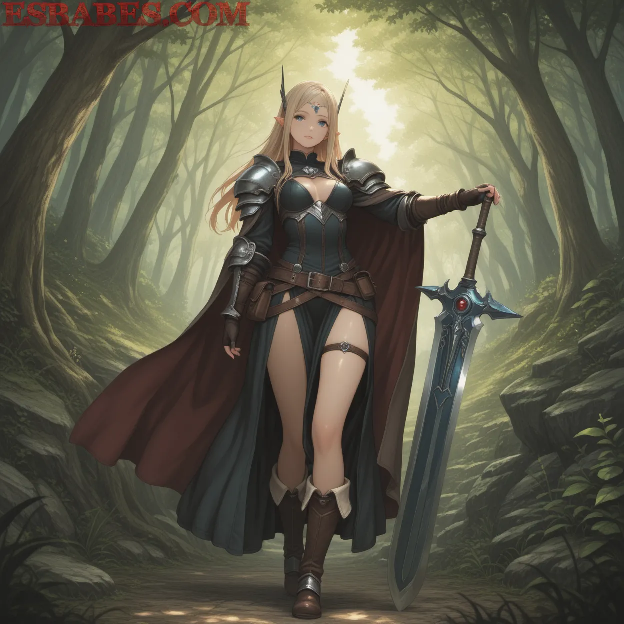 Arte ilustración increíble de Mashle Eren Yeager Anime News Bishoujo Moe generado por IA