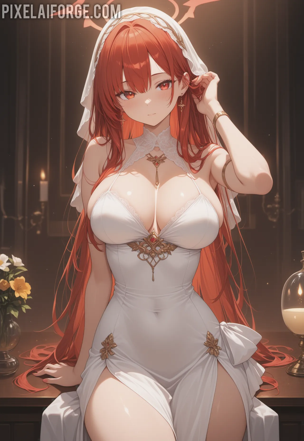 Arte ilustración increíble de Mashle Hentai My Hero Academia Chainsaw Man Anime Merch generado por IA