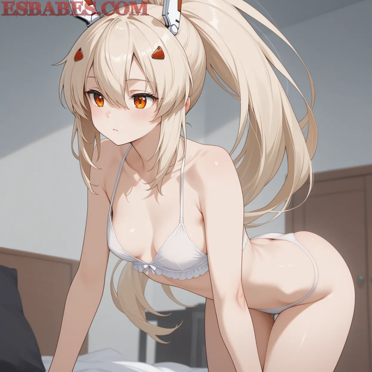 Arte ilustración increíble de Mashle Hunter X Hunter Yuri Shoujo Ai Tentacle generado por IA