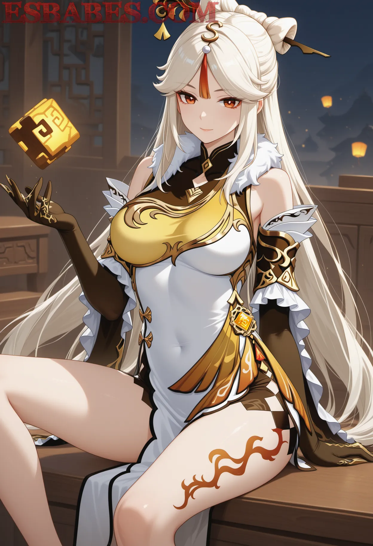 Arte ilustración increíble de Mashle Isekai Anime Dubbed Anime Series Maid generado por IA